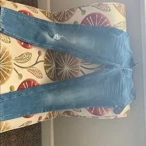 Blue Forever 21 ripped jeans